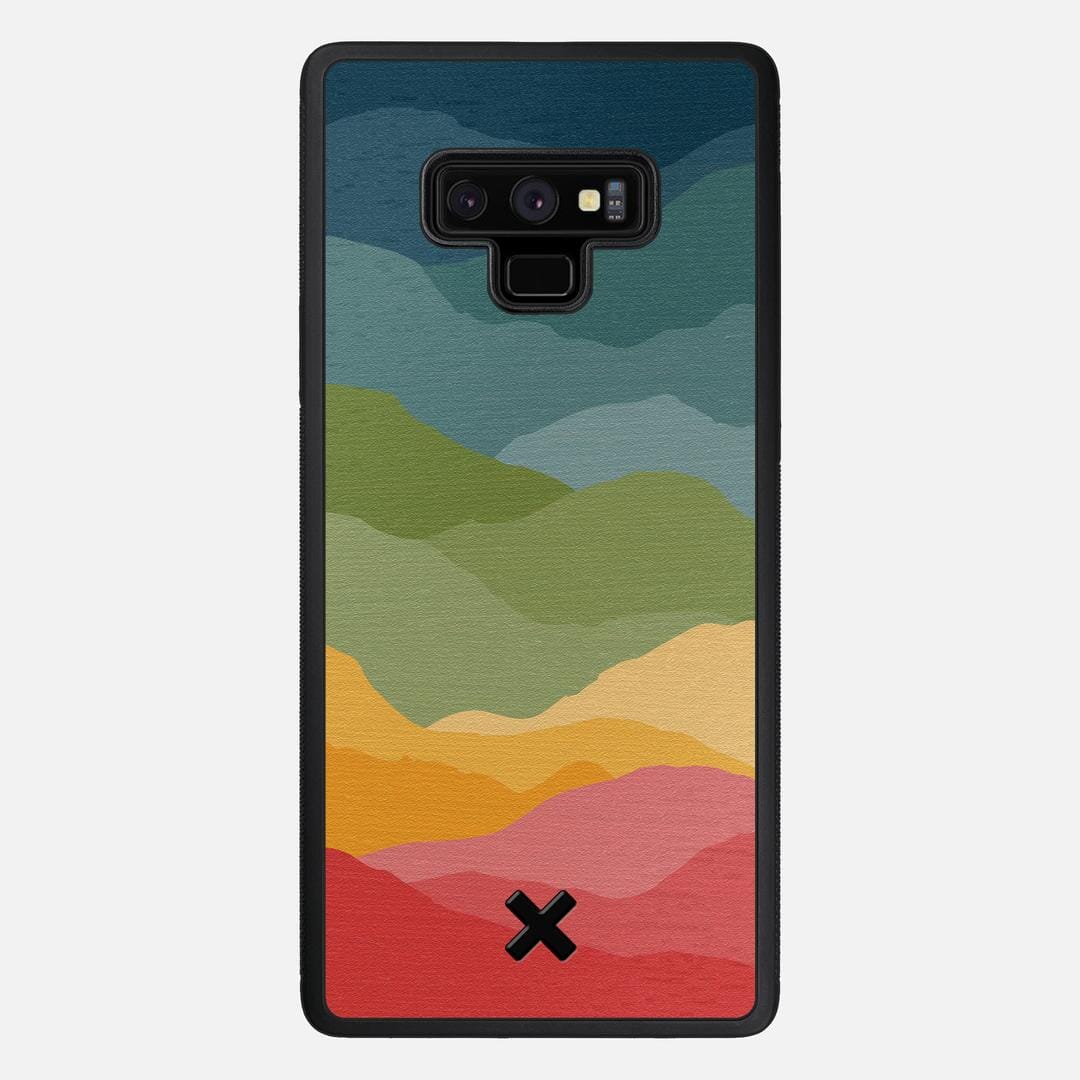 Gamut Case for the Samsung Galaxy Note 9 featuring a UV Printed Wenge Wood backer with the Keyway X Mark#Phone Model_Galaxy Note 9