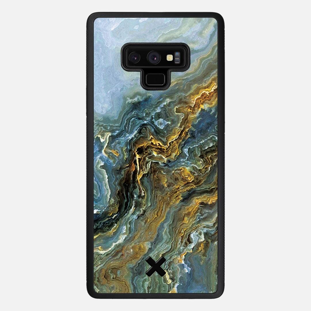 Indigo Case for the Samsung Galaxy Note 9 featuring a UV Printed Wenge Wood backer with the Keyway X Mark#Phone Model_Galaxy Note 9