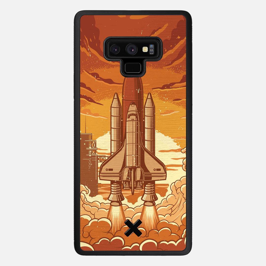 Launch Case for the Samsung Galaxy Note 9 featuring a UV Printed Wenge Wood backer with the Keyway X Mark#Phone Model_Galaxy Note 9