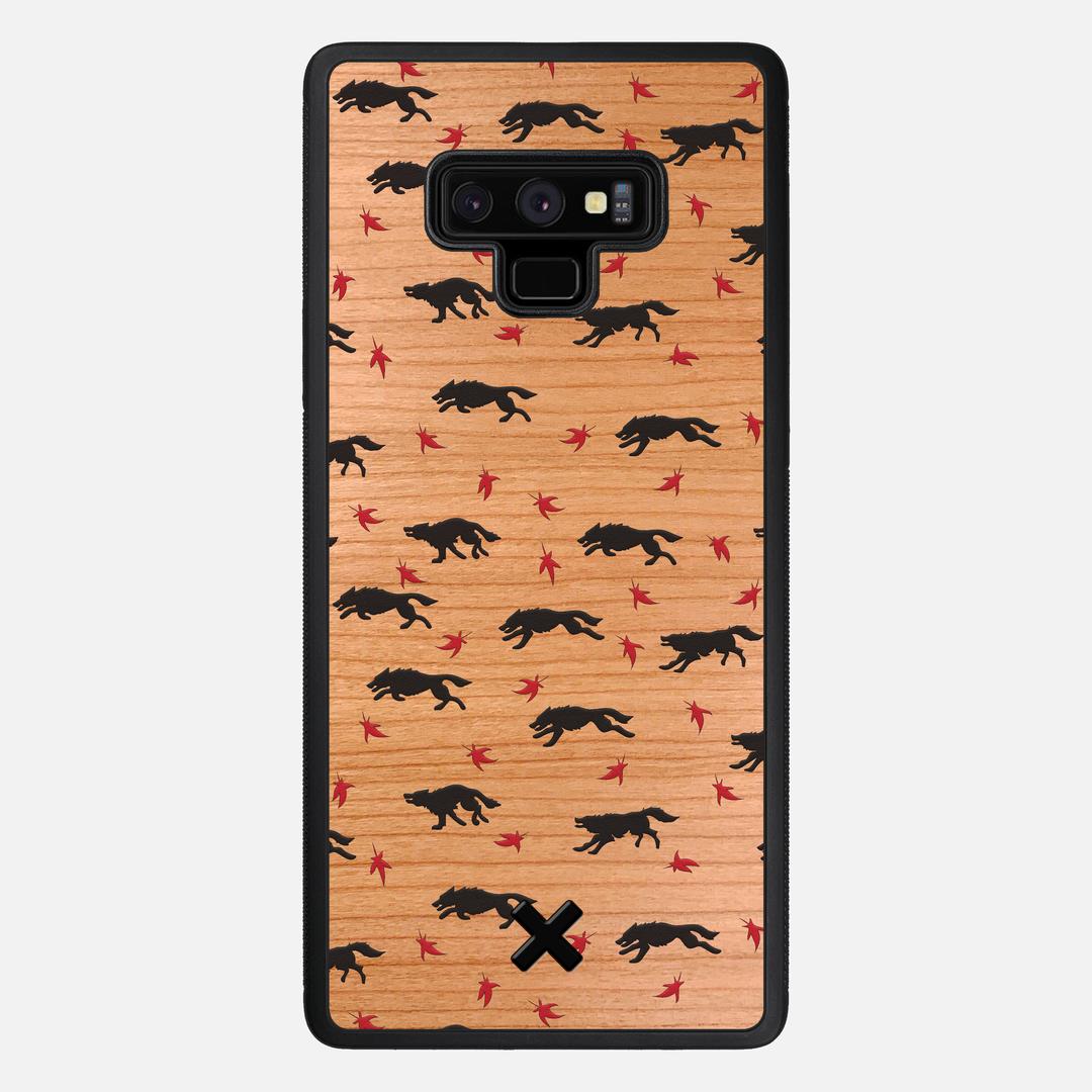 Lupine Case for the Samsung Galaxy Note 9 featuring a UV Printed Cherry Wood backer with the Keyway X Mark#Phone Model_Galaxy Note 9