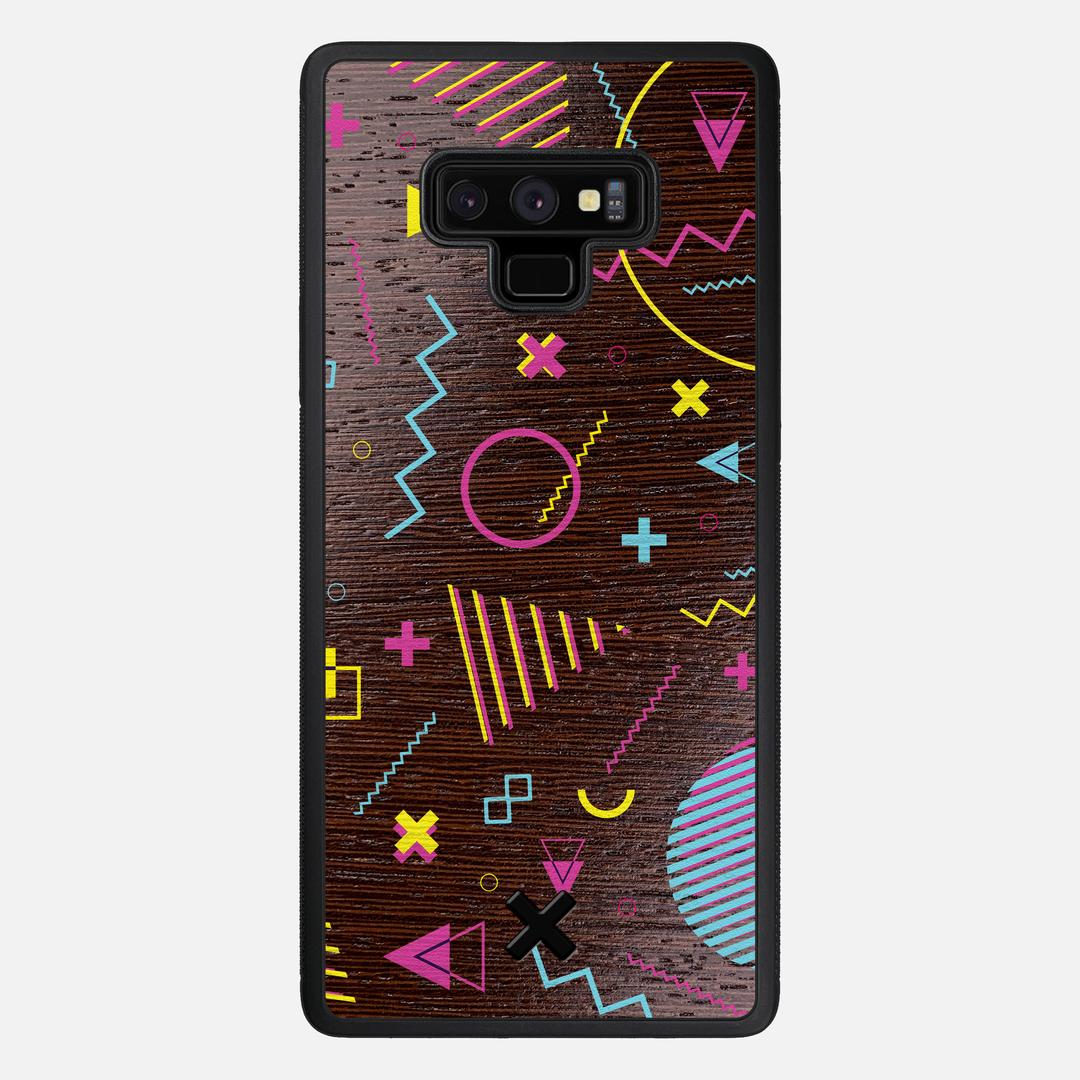 Neon Case for the Samsung Galaxy Note 9 featuring a UV Printed Wenge Wood backer with the Keyway X Mark#Phone Model_Galaxy Note 9