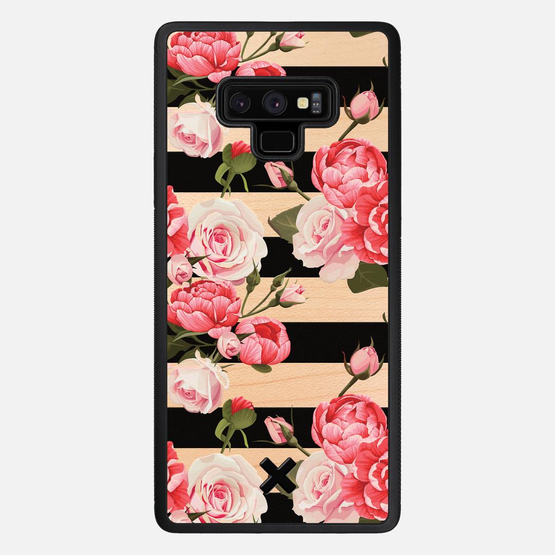 Peony Case for the Samsung Galaxy Note 9 featuring a UV Printed Maple Wood backer with the Keyway X Mark#Phone Model_Galaxy Note 9