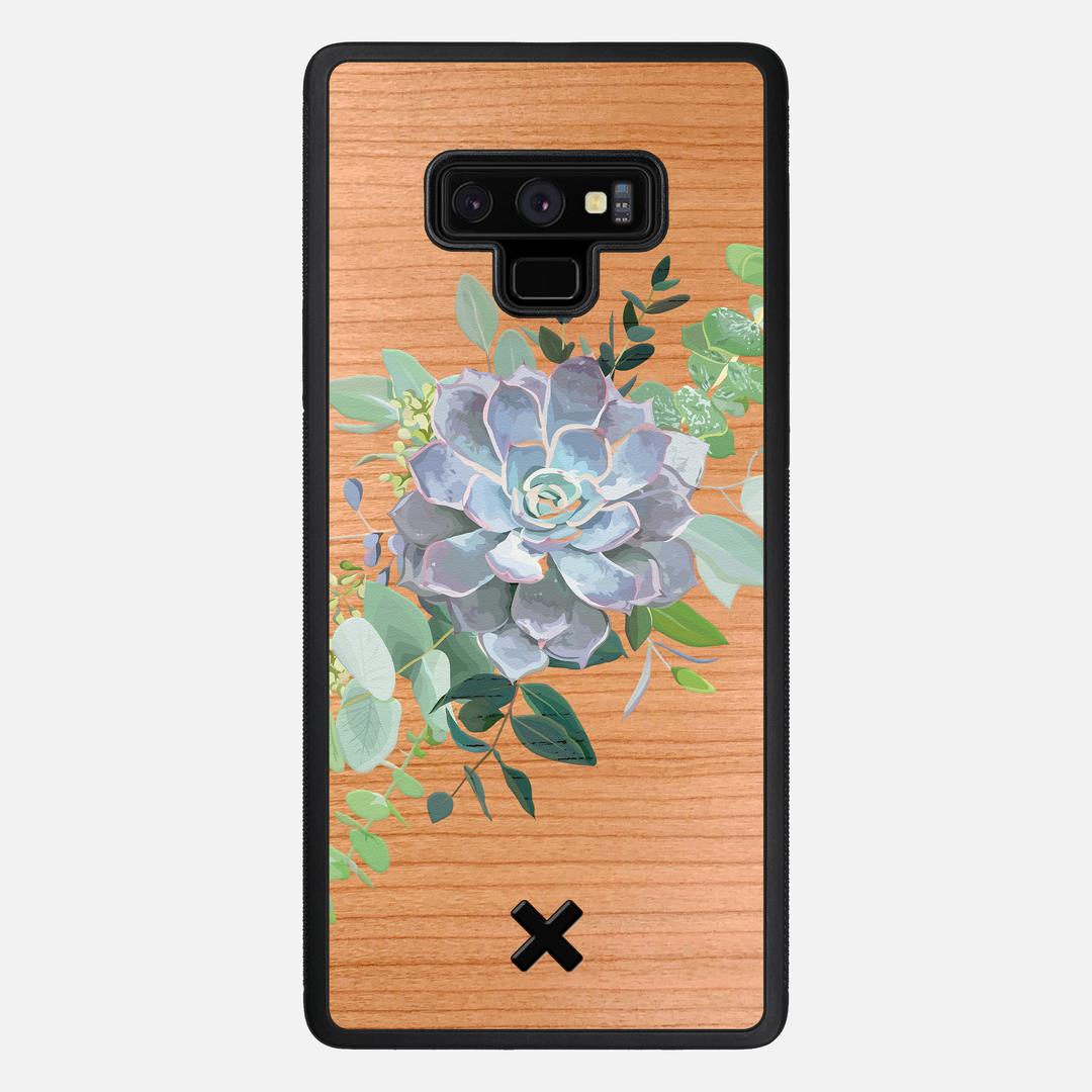 Pollux Case for the Samsung Galaxy Note 9 featuring a UV Printed Cherry Wood backer with the Keyway X Mark#Phone Model_Galaxy Note 9