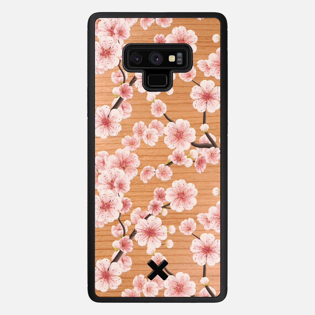 Sakura Case for the Samsung Galaxy Note 9 featuring a UV Printed Cherry Wood backer with the Keyway X Mark#Phone Model_Galaxy Note 9