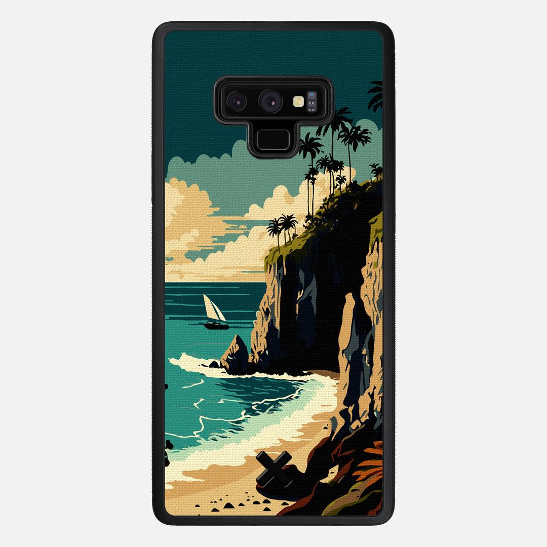 Seaside Case for the Samsung Galaxy Note 9 featuring a UV Printed Cotton Canvas backer with the Keyway X Mark#Phone Model_Galaxy Note 9