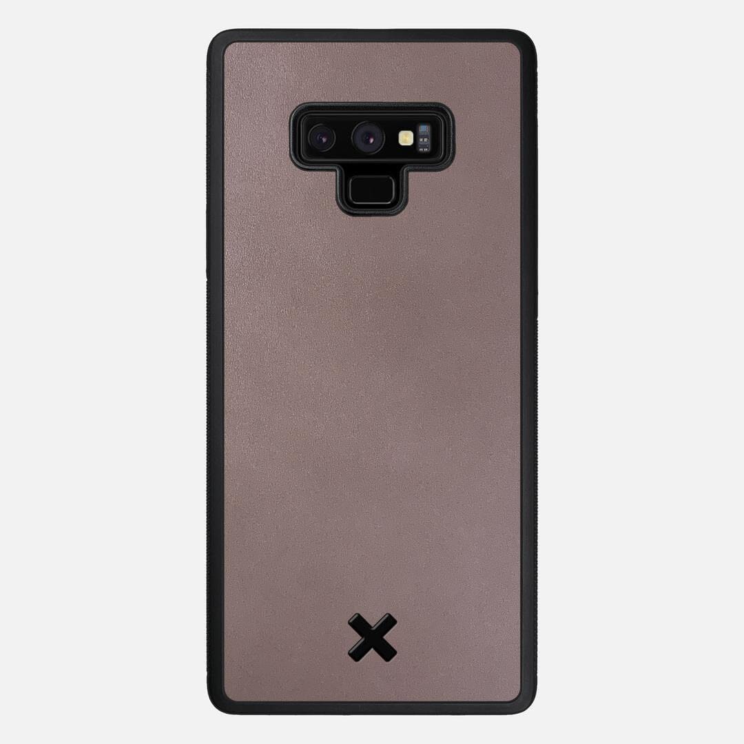 Slate Leather Case for the Samsung Galaxy Note 9 featuring a Genuine Leather backer with the Keyway X Mark#Phone Model_Galaxy Note 9