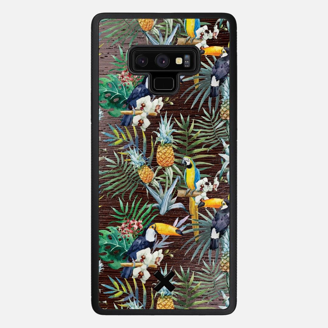 Tropic Case for the Samsung Galaxy Note 9 featuring a UV Printed and Wenge Wood backer with the Keyway X Mark#Phone Model_Galaxy Note 9