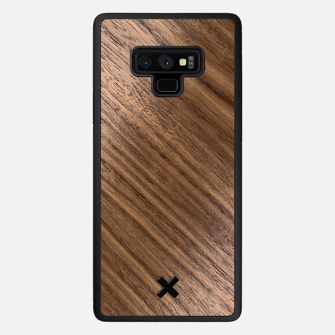 Walnut Pure Case for the Samsung Galaxy Note 9 featuring a Walnut Wood backer with the Keyway X Mark#Phone Model_Galaxy Note 9