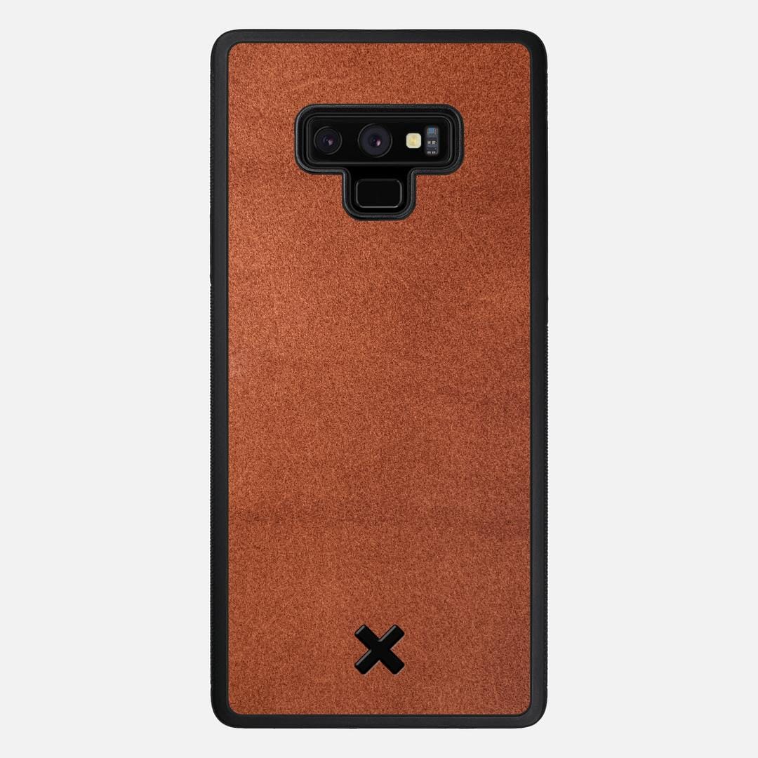 Whiskey Leather Case for the Samsung Galaxy Note 9 featuring a Genuine Leather backer with the Keyway X Mark#Phone Model_Galaxy Note 9