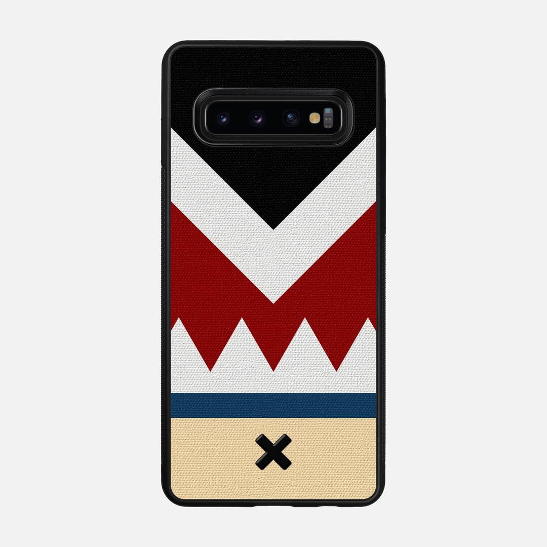 Cove Case for the Samsung Galaxy S10 featuring a UV Printed Cotton Canvas backer with the Keyway X Mark#Phone Model_Galaxy S10