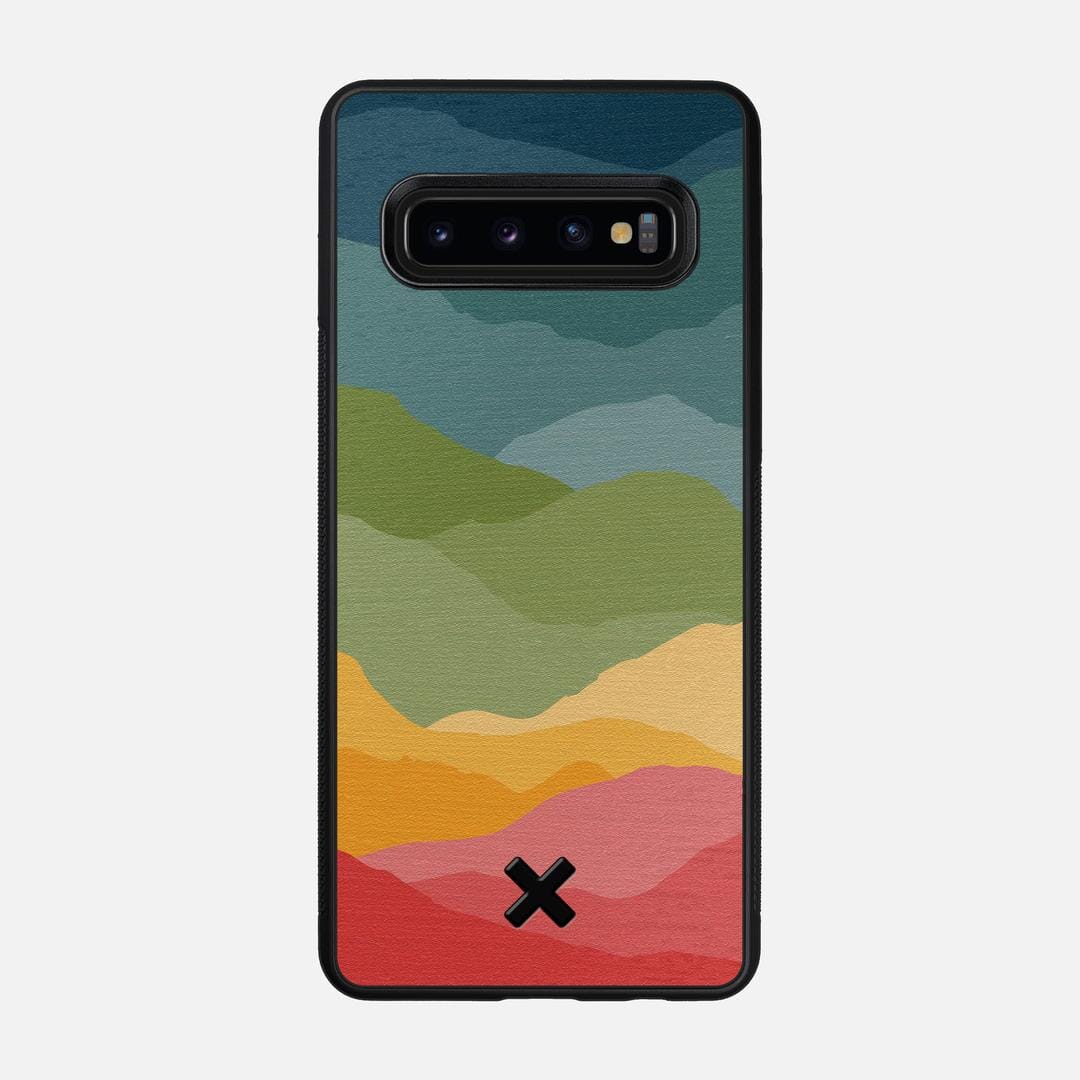 Gamut Case for the Samsung Galaxy S10 featuring a UV Printed Wenge Wood backer with the Keyway X Mark#Phone Model_Galaxy S10