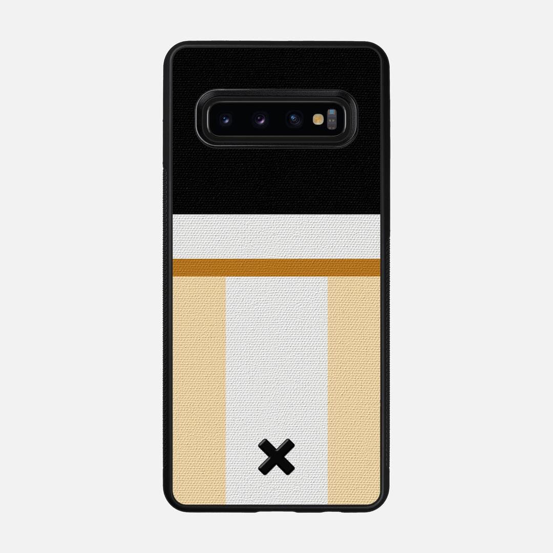 Isle Case for the Samsung Galaxy S10 featuring a UV Printed Cotton Canvas backer with the Keyway X Mark#Phone Model_Galaxy S10