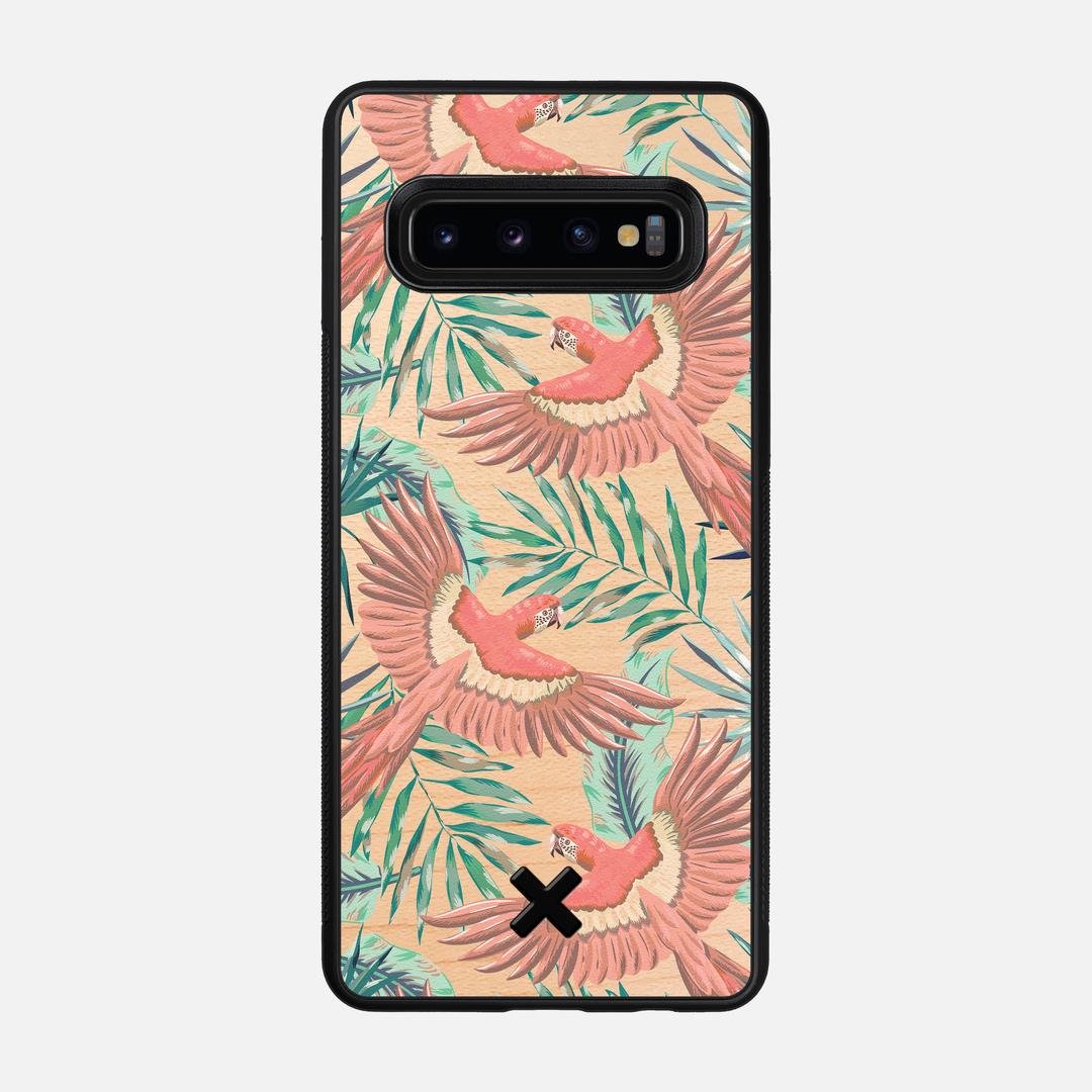 Paradise Case for the Samsung Galaxy S10 featuring a UV Printed Maple Wood backer with the Keyway X Mark#Phone Model_Galaxy S10