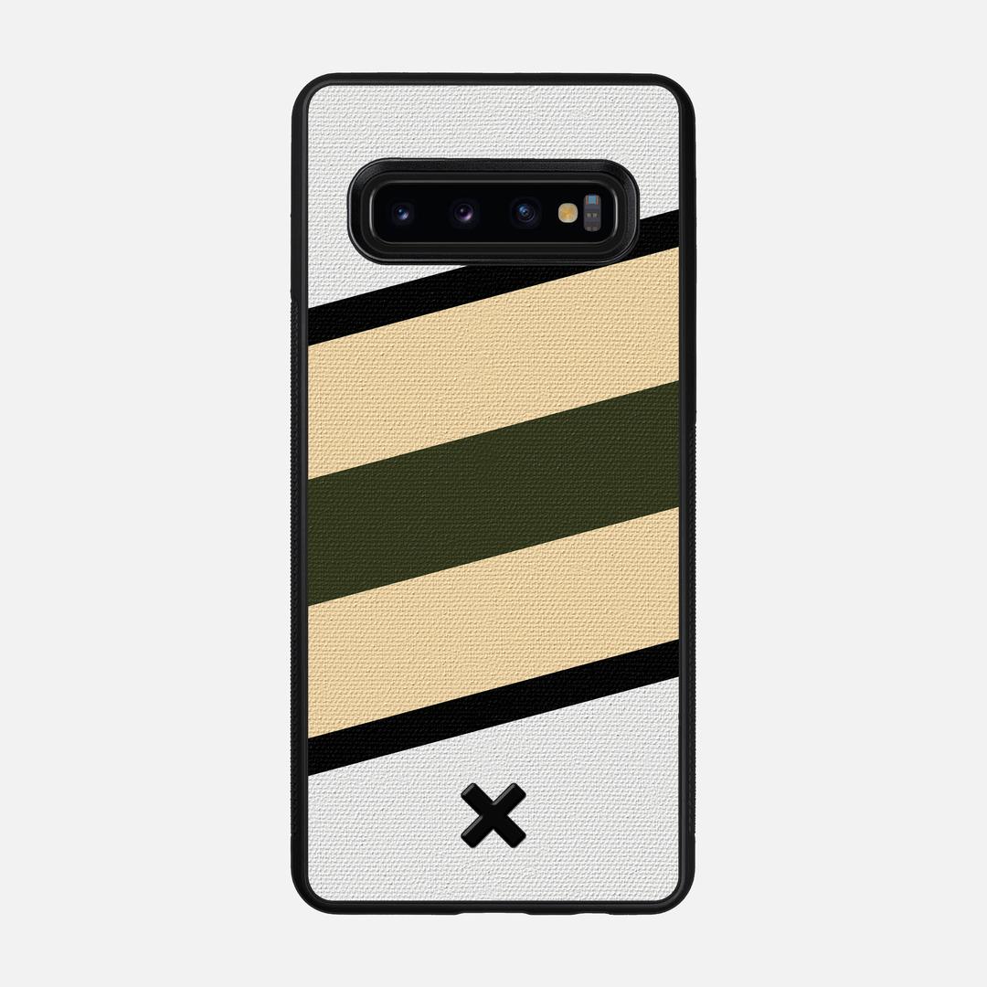 Ridge Case for the Samsung Galaxy S10 featuring a UV Printed Cotton Canvas backer with the Keyway X Mark#Phone Model_Galaxy S10