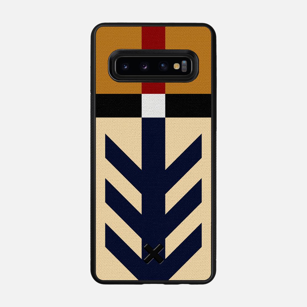Trail Case for the Samsung Galaxy S10 featuring a UV Printed Cotton Canvas backer with the Keyway X Mark#Phone Model_Galaxy S10
