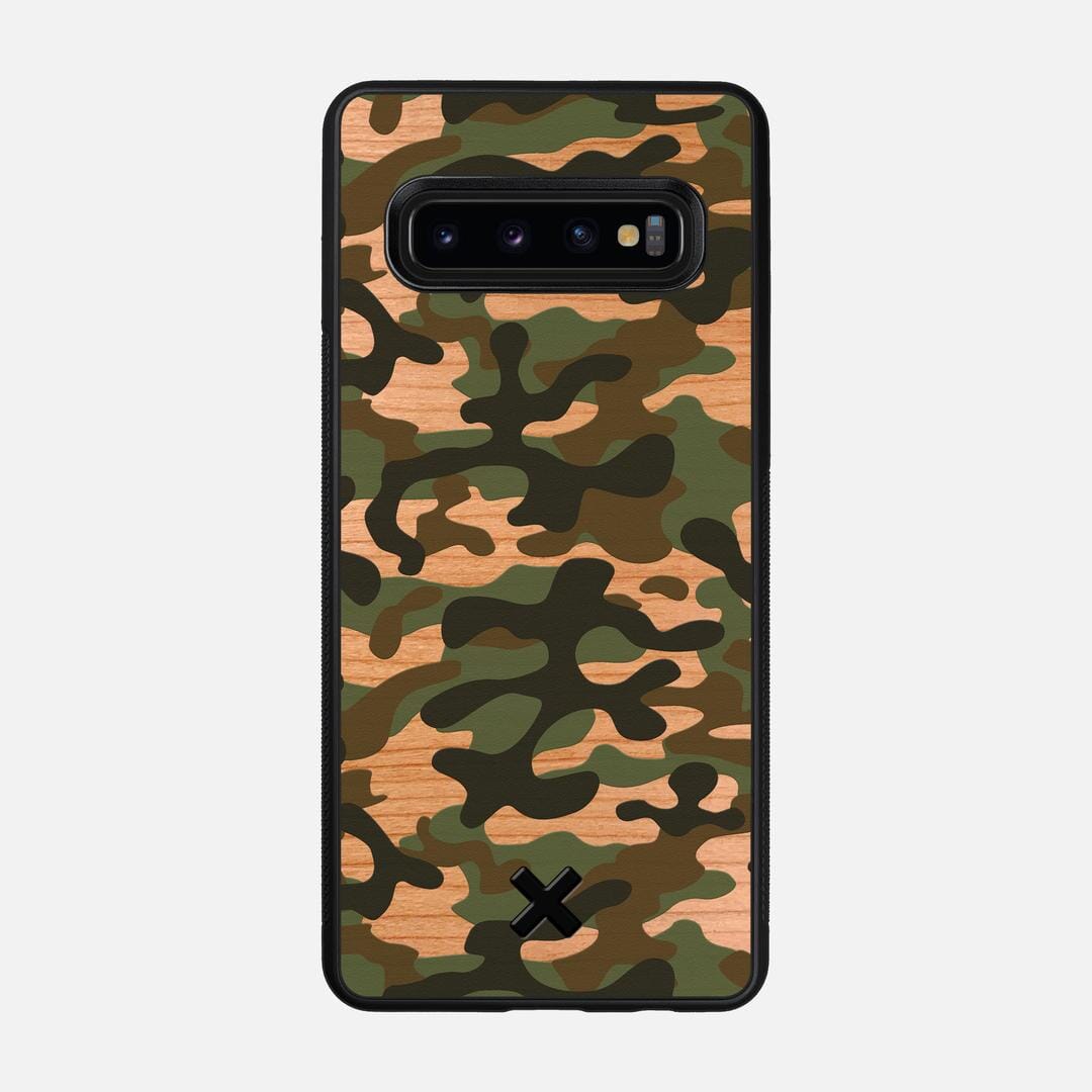 Trooper Case for the Samsung Galaxy S10 featuring a UV Printed and Cherry Wood backer with the Keyway X Mark#Phone Model_Galaxy S10