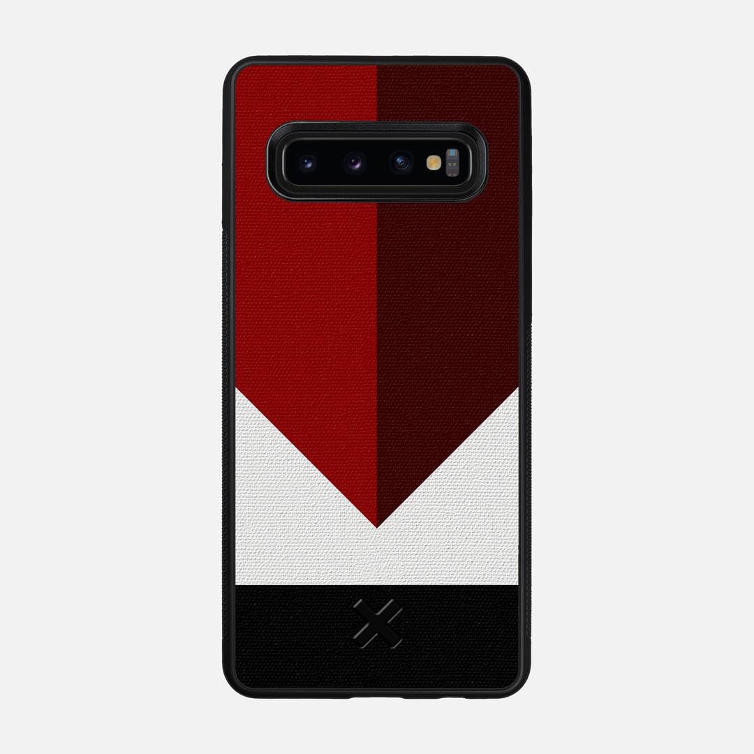 Valley Case for the Samsung Galaxy S10 featuring a UV Printed Cotton Canvas backer with the Keyway X Mark#Phone Model_Galaxy S10