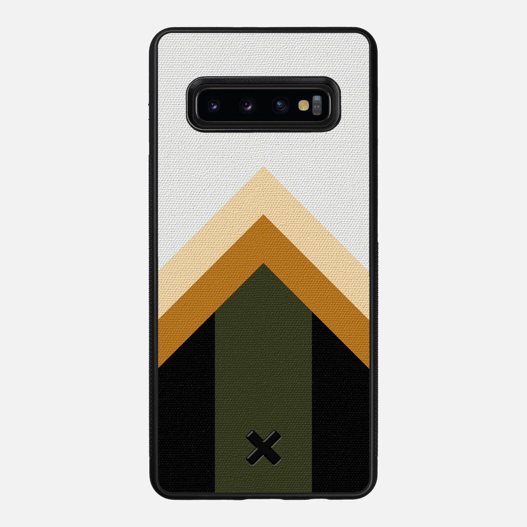 Ascent Case for the Samsung Galaxy S10 Plus featuring a UV Printed Cotton Canvas backer with the Keyway X Mark#Phone Model_Galaxy S10 Plus