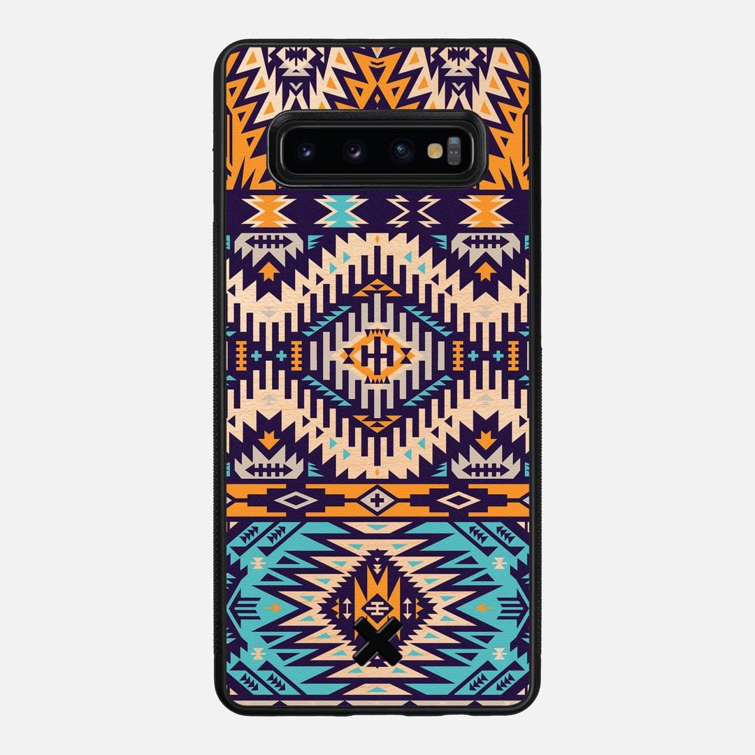 Aztec Case for the Samsung Galaxy S10 Plus featuring a UV Printed Maple Wood backer with the Keyway X Mark#Phone Model_Galaxy S10 Plus