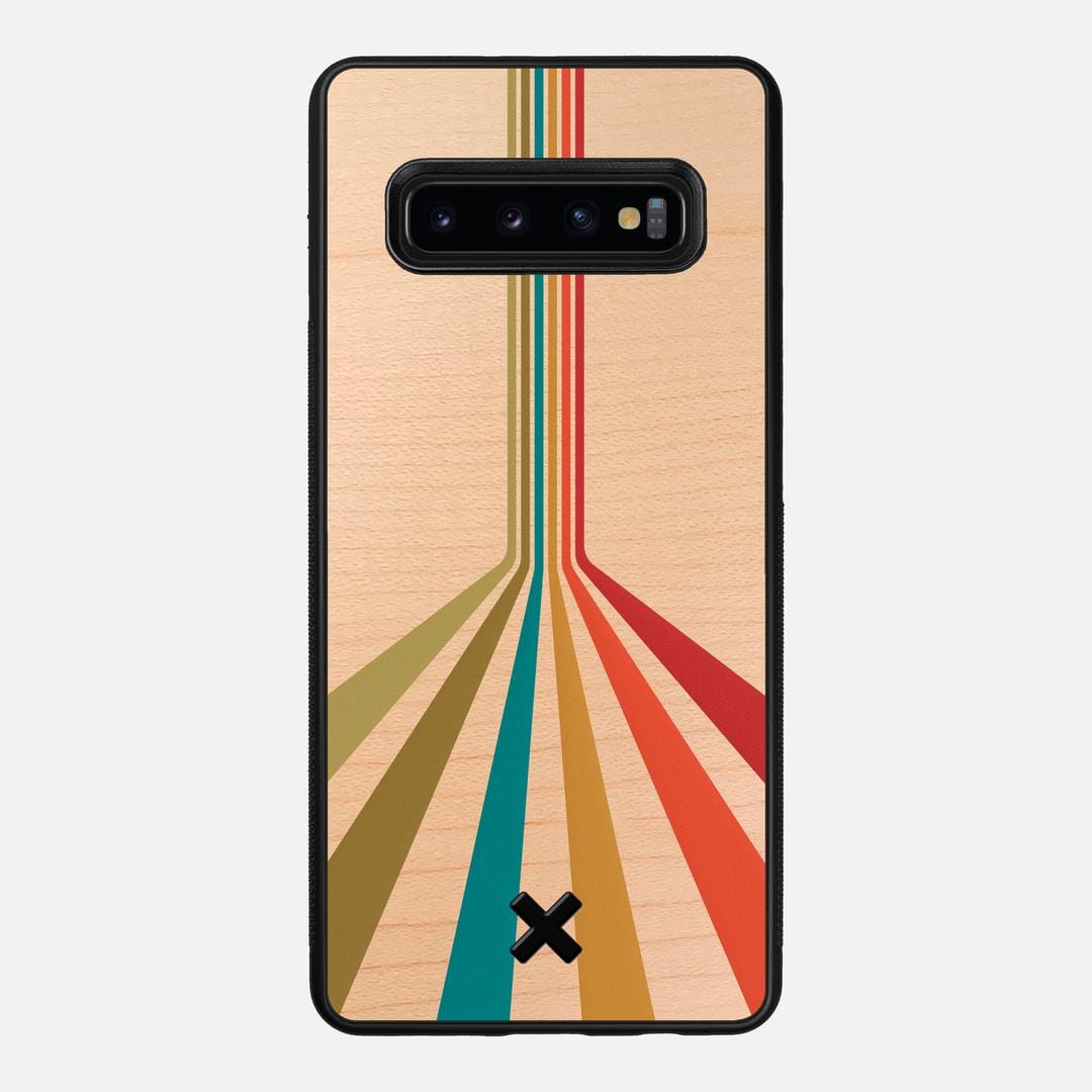 Beam Case for the Samsung Galaxy S10 Plus featuring a UV Printed Maple Wood backer with the Keyway X Mark#Phone Model_Galaxy S10 Plus