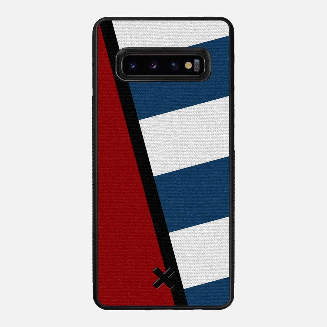 Bluff Case for the Samsung Galaxy S10 Plus featuring a UV Printed Cotton Canvas backer with the Keyway X Mark#Phone Model_Galaxy S10 Plus