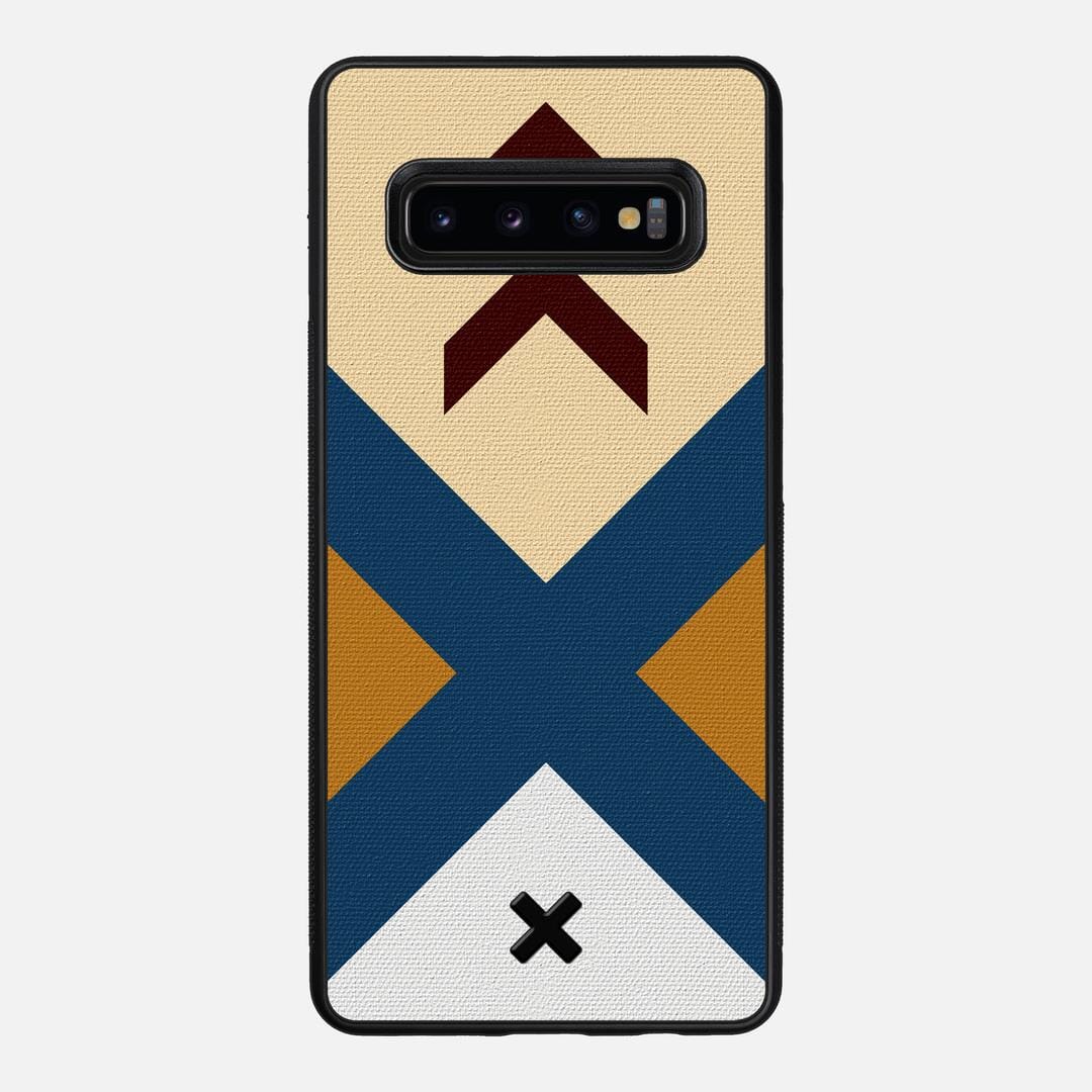 Camp Case for the Samsung Galaxy S10 Plus featuring a UV Printed Cotton Canvas backer with the Keyway X Mark#Phone Model_Galaxy S10 Plus