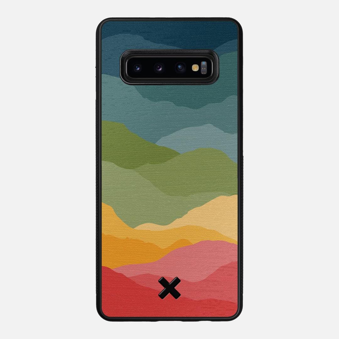 Gamut Case for the Samsung Galaxy S10 Plus featuring a UV Printed Wenge Wood backer with the Keyway X Mark#Phone Model_Galaxy S10 Plus