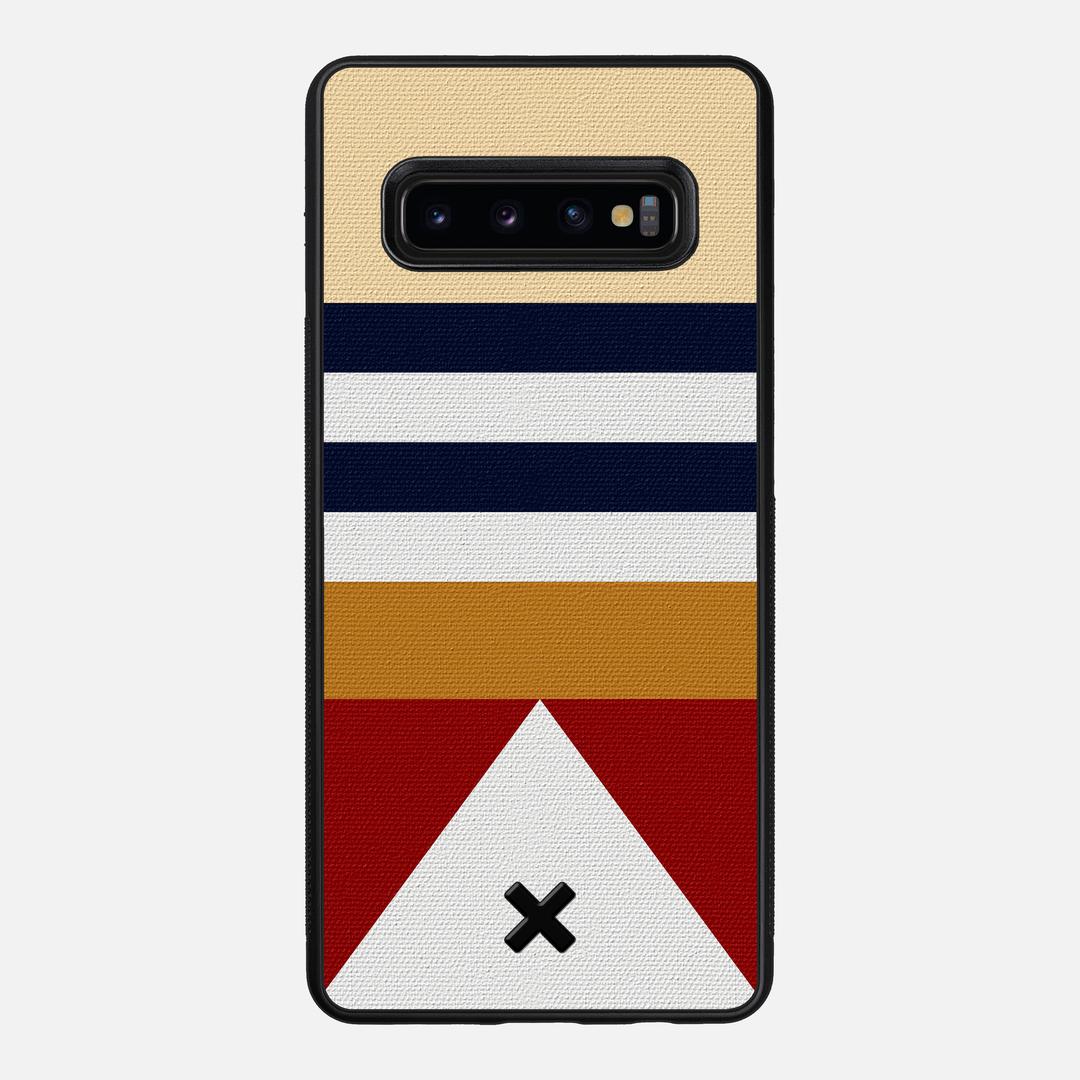 Lodge Case for the Samsung Galaxy S10 Plus featuring a UV Printed Cotton Canvas backer with the Keyway X Mark#Phone Model_Galaxy S10 Plus