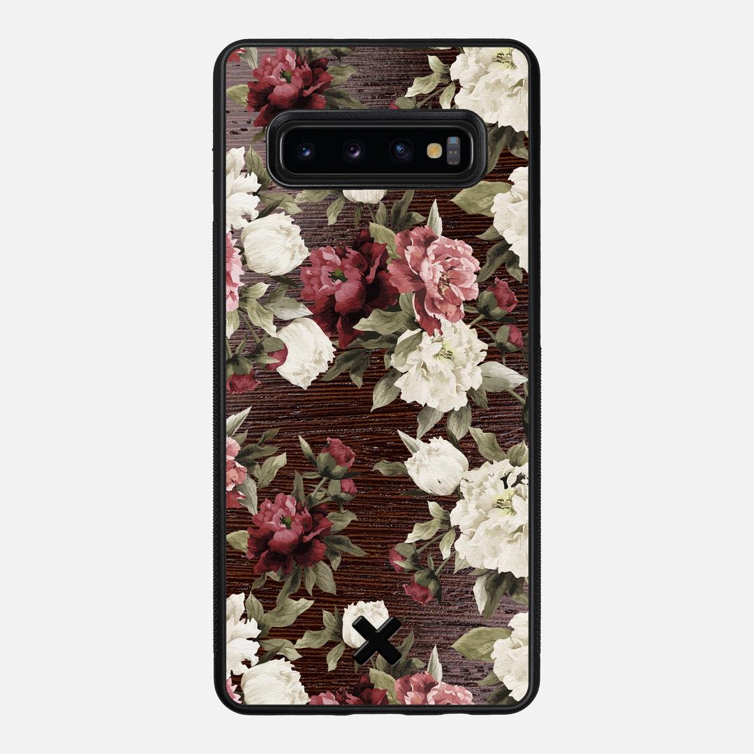 Rose Case for the Samsung Galaxy S10 Plus featuring a UV Printed Wenge Wood backer with the Keyway X Mark#Phone Model_Galaxy S10 Plus