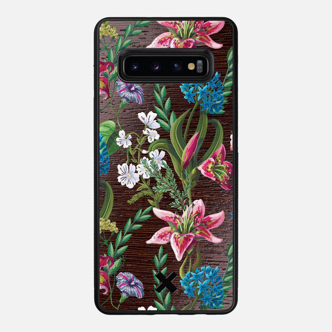 Stargazer Case for the Samsung Galaxy S10 Plus featuring a UV Printed Wenge Wood backer with the Keyway X Mark#Phone Model_Galaxy S10 Plus