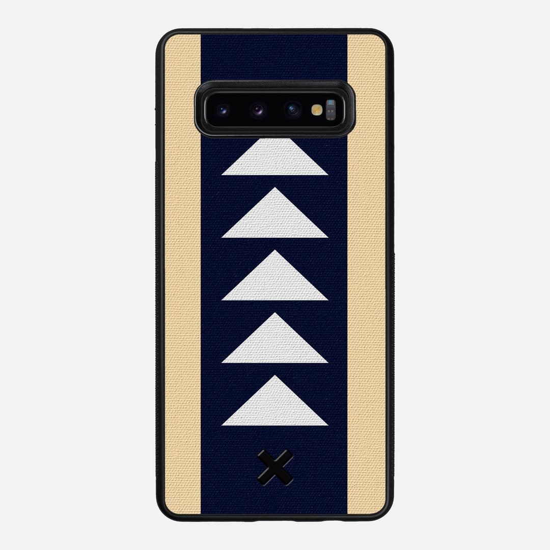 Track Case for the Samsung Galaxy S10 Plus featuring a UV Printed Cotton Canvas backer with the Keyway X Mark#Phone Model_Galaxy S10 Plus