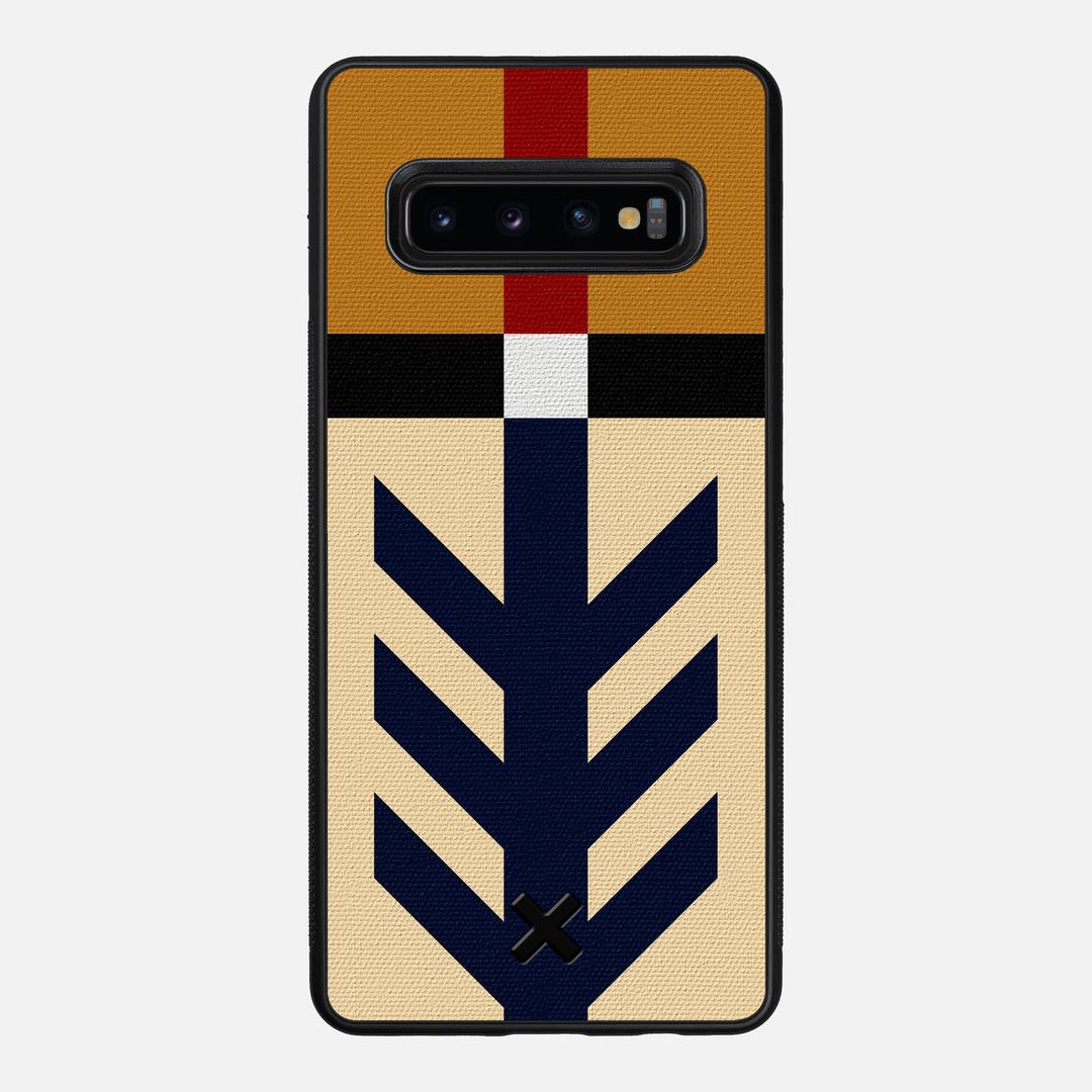 Trail Case for the Samsung Galaxy S10 Plus featuring a UV Printed Cotton Canvas backer with the Keyway X Mark#Phone Model_Galaxy S10 Plus