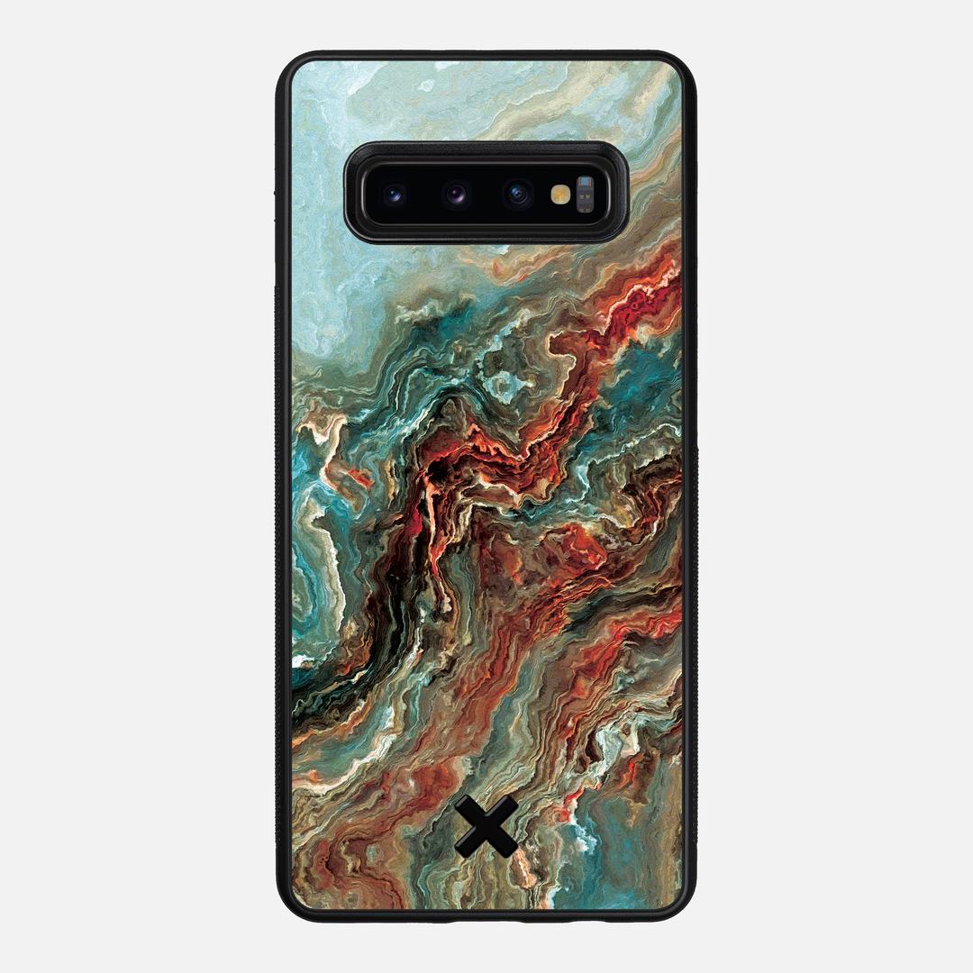 Verona Case for the Samsung Galaxy S10 Plus featuring a UV Printed Wenge Wood backer with the Keyway X Mark#Phone Model_Galaxy S10 Plus