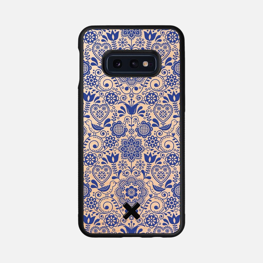 Bloom Case for the Samsung Galaxy S10e featuring a UV Printed Maple Wood backer with the Keyway X Mark#Phone Model_Galaxy S10e