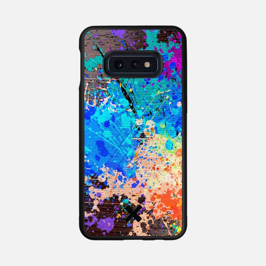 Chroma Case for the Samsung Galaxy S10e featuring a UV Printed Wenge Wood backer with the Keyway X Mark#Phone Model_Galaxy S10e