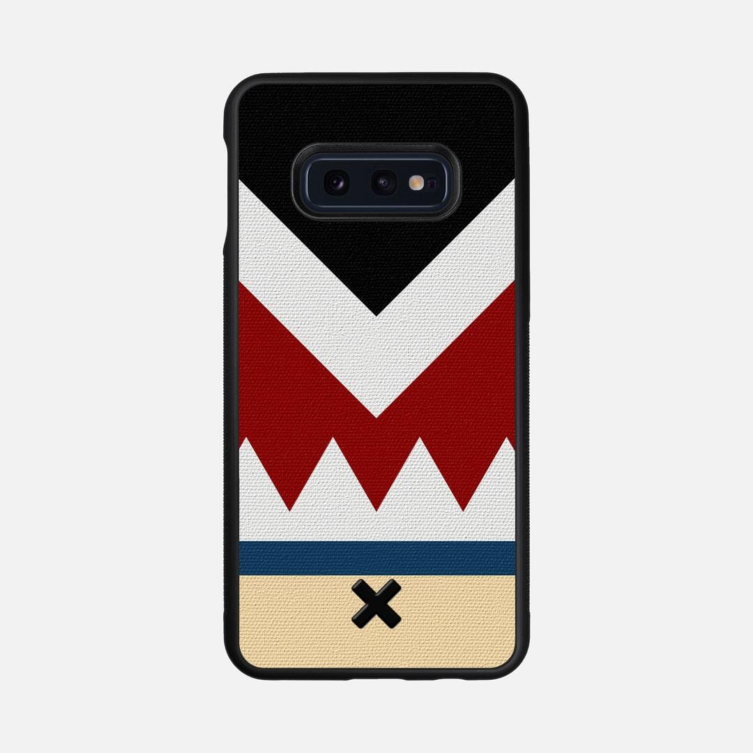 Cove Case for the Samsung Galaxy S10e featuring a UV Printed Cotton Canvas backer with the Keyway X Mark#Phone Model_Galaxy S10e