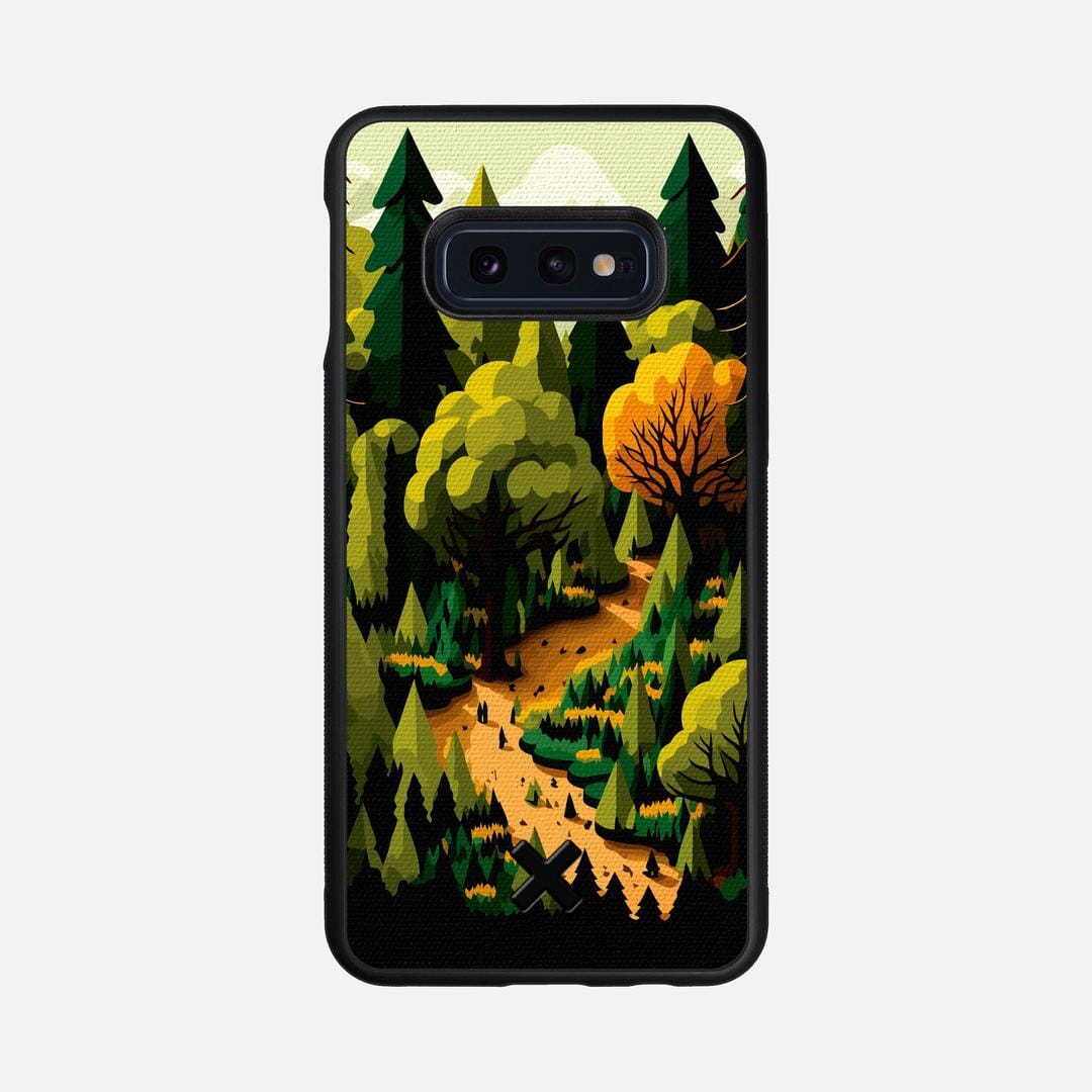 Evergreen Case for the Samsung Galaxy S10e featuring a UV Printed Cotton Canvas backer with the Keyway X Mark#Phone Model_Galaxy S10e