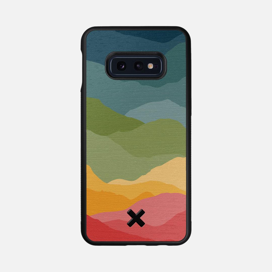 Gamut Case for the Samsung Galaxy S10e featuring a UV Printed Wenge Wood backer with the Keyway X Mark#Phone Model_Galaxy S10e