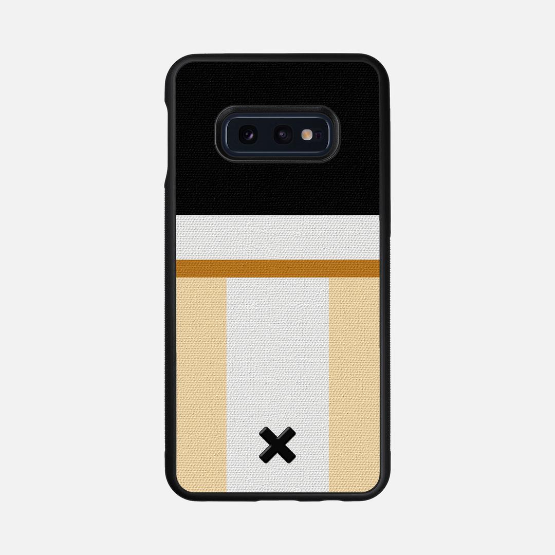 Isle Case for the Samsung Galaxy S10e featuring a UV Printed Cotton Canvas backer with the Keyway X Mark#Phone Model_Galaxy S10e