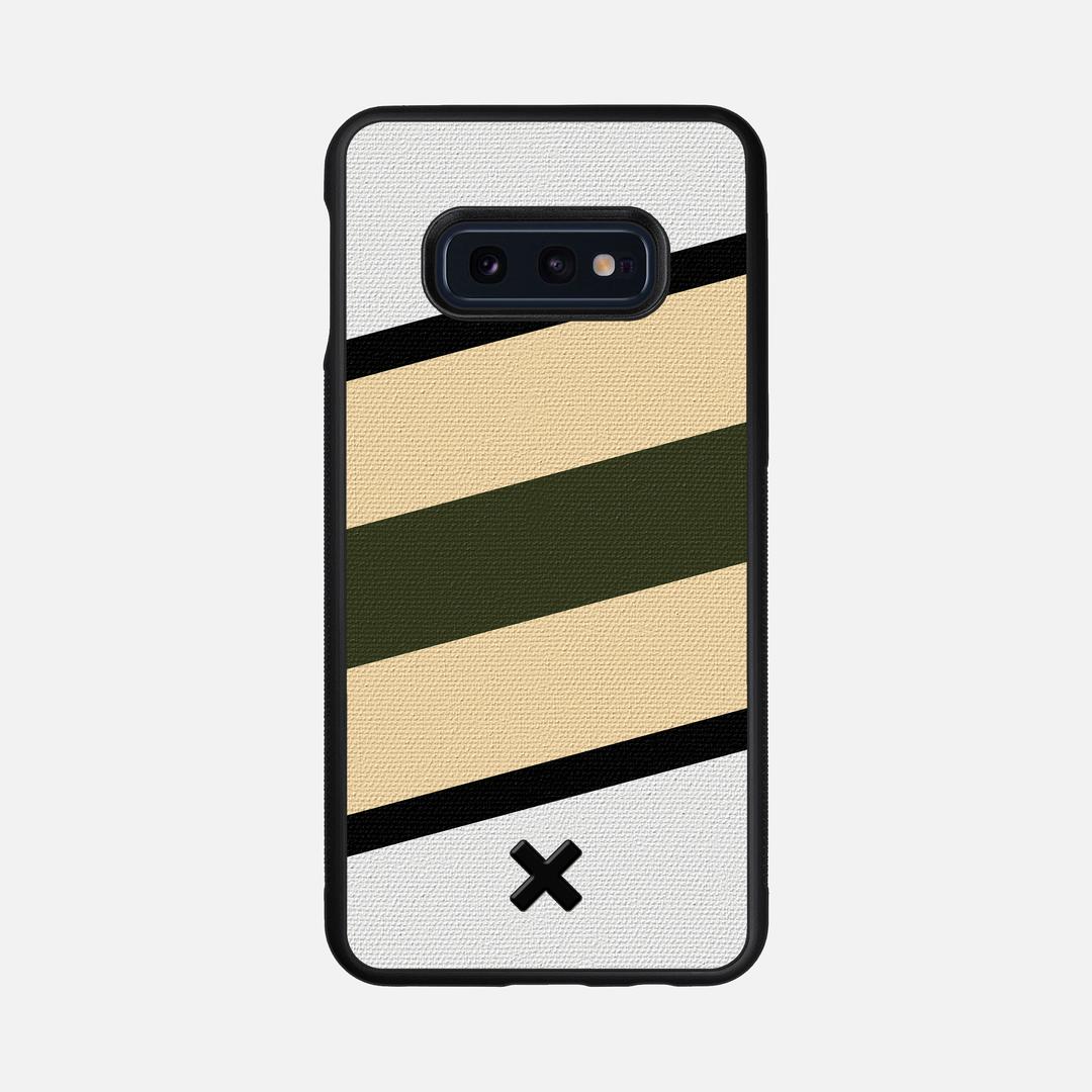 Ridge Case for the Samsung Galaxy S10e featuring a UV Printed Cotton Canvas backer with the Keyway X Mark#Phone Model_Galaxy S10e