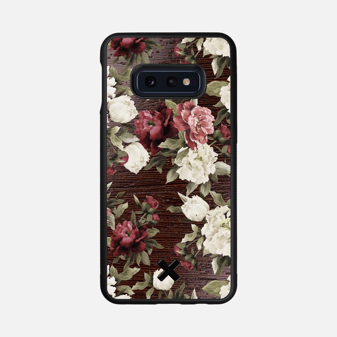 Rose Case for the Samsung Galaxy S10e featuring a UV Printed Wenge Wood backer with the Keyway X Mark#Phone Model_Galaxy S10e