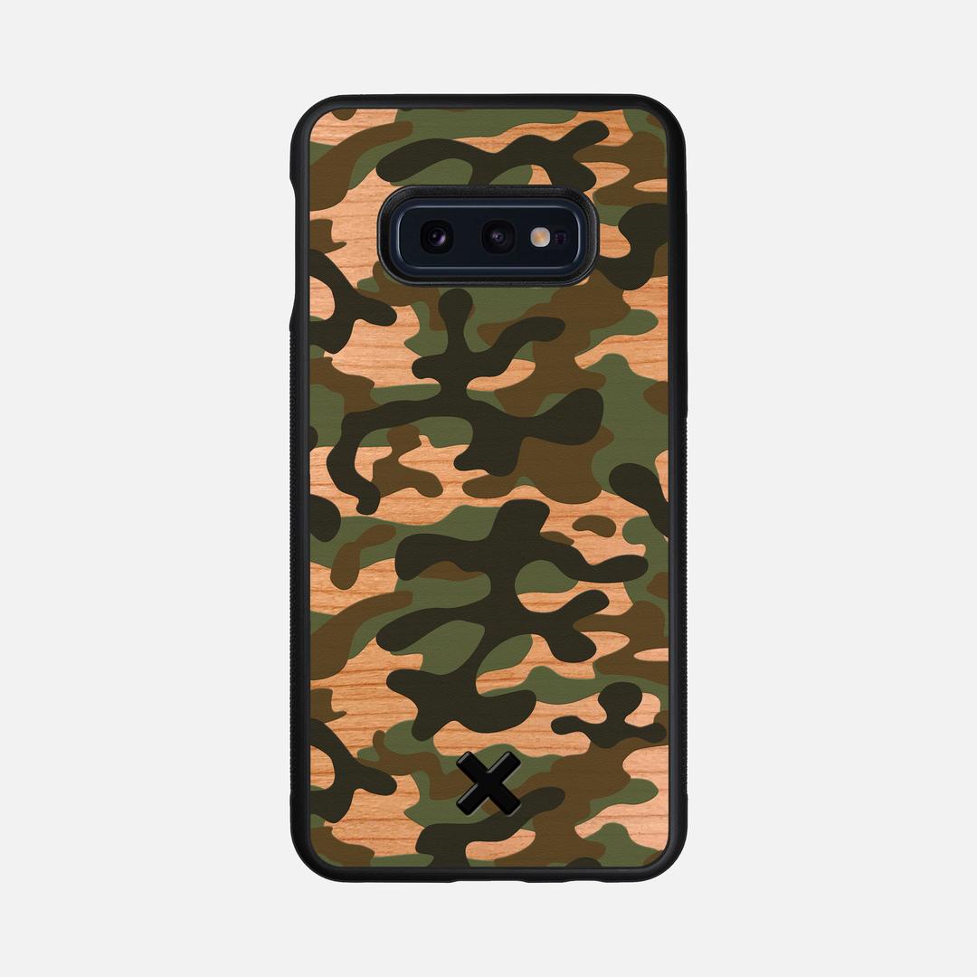 Trooper Case for the Samsung Galaxy S10e featuring a UV Printed and Cherry Wood backer with the Keyway X Mark#Phone Model_Galaxy S10e