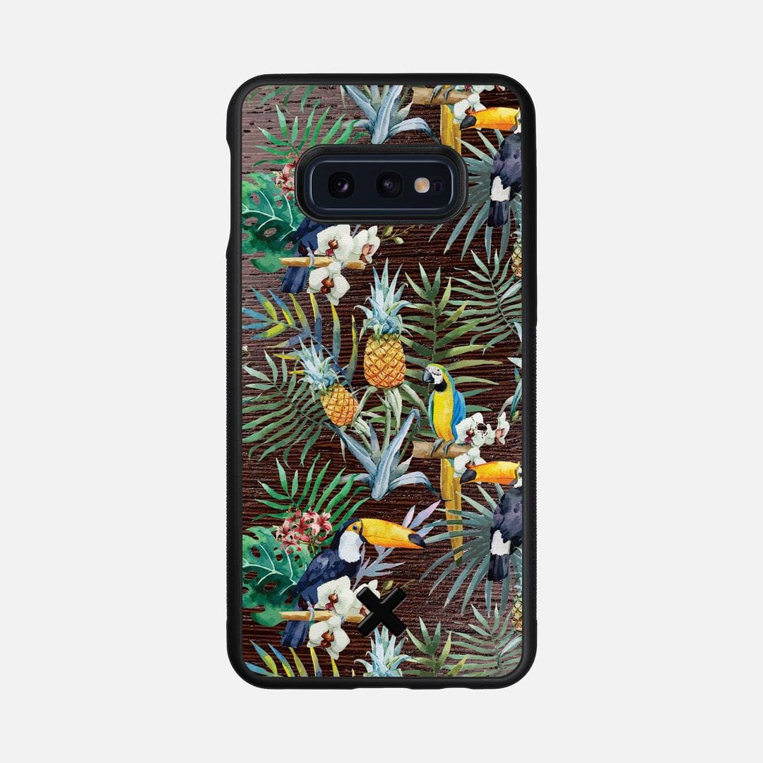 Tropic Case for the Samsung Galaxy S10e featuring a UV Printed and Wenge Wood backer with the Keyway X Mark#Phone Model_Galaxy S10e