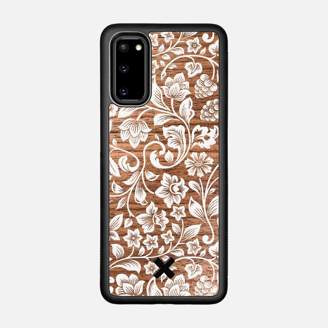 Blossom Case for the Samsung Galaxy S20 featuring a UV Printed Walnut Wood backer with the Keyway X Mark#Phone Model_Galaxy S20