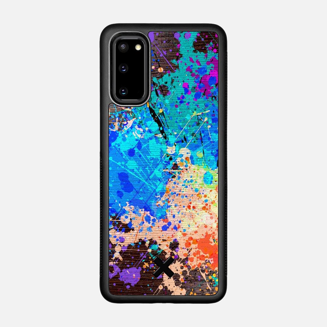 Chroma Case for the Samsung Galaxy S20 featuring a UV Printed Wenge Wood backer with the Keyway X Mark#Phone Model_Galaxy S20