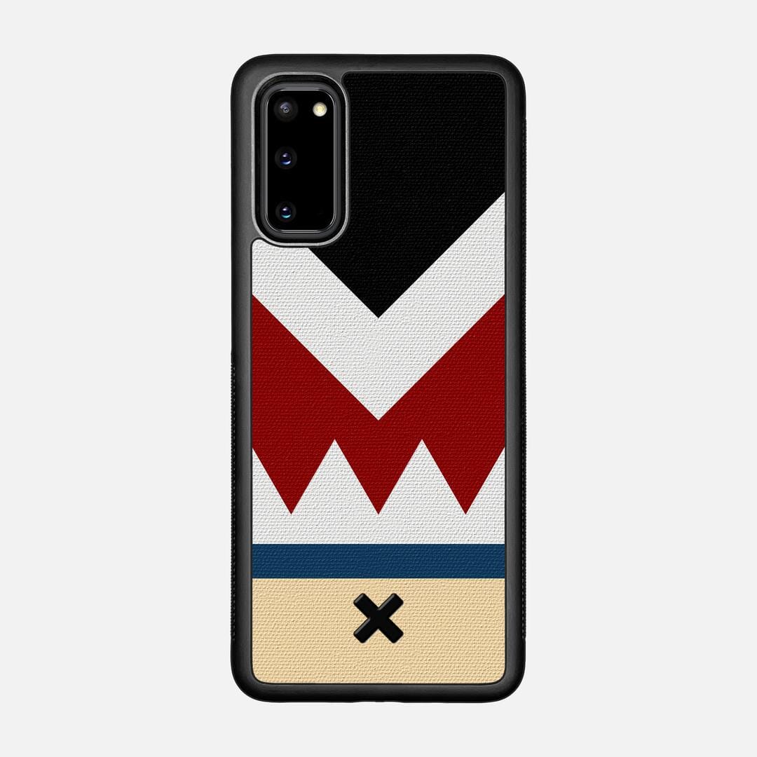Cove Case for the Samsung Galaxy S20 featuring a UV Printed Cotton Canvas backer with the Keyway X Mark#Phone Model_Galaxy S20