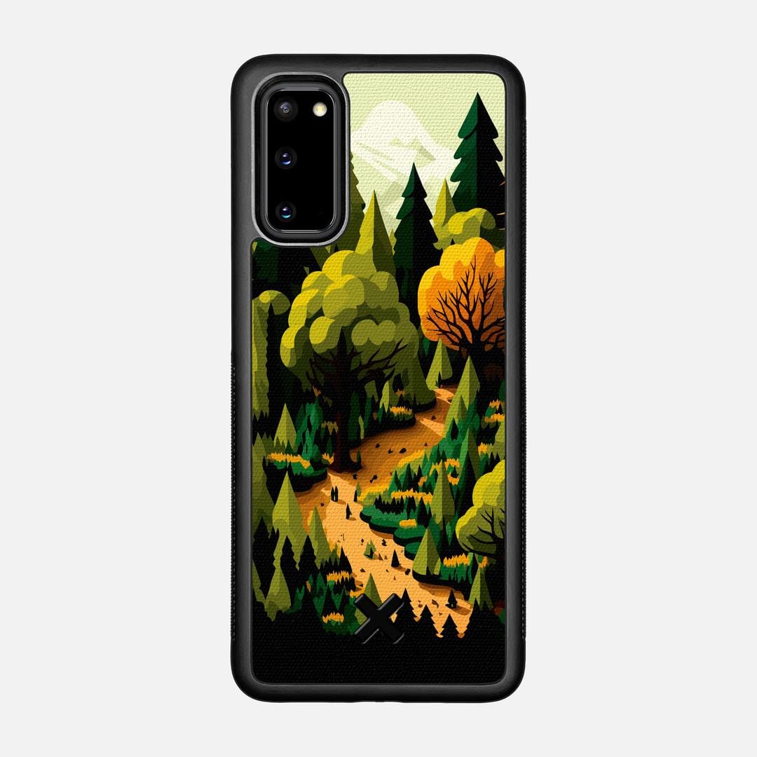Evergreen Case for the Samsung Galaxy S20 featuring a UV Printed Cotton Canvas backer with the Keyway X Mark#Phone Model_Galaxy S20