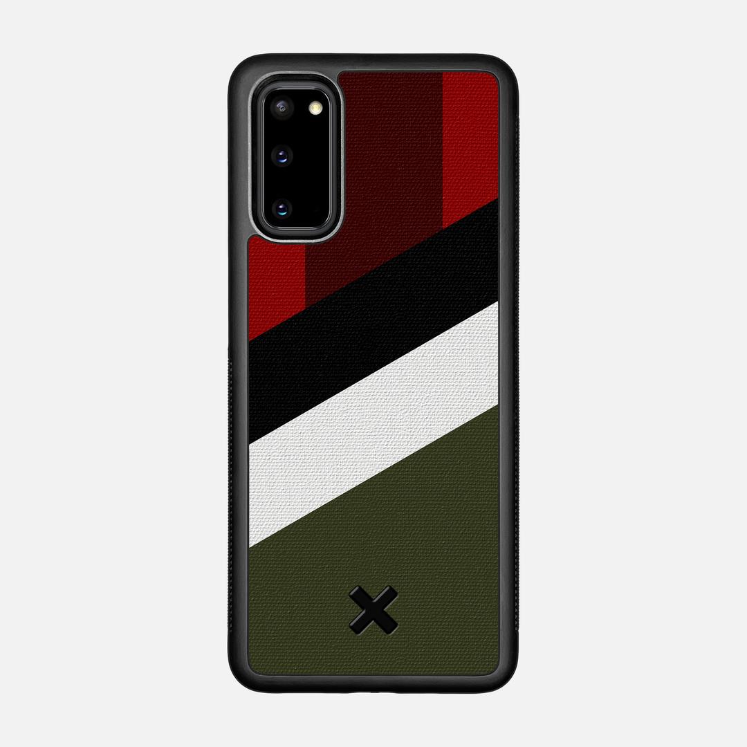 Highland Case for the Samsung Galaxy S20 featuring a UV Printed Cotton Canvas backer with the Keyway X Mark#Phone Model_Galaxy S20