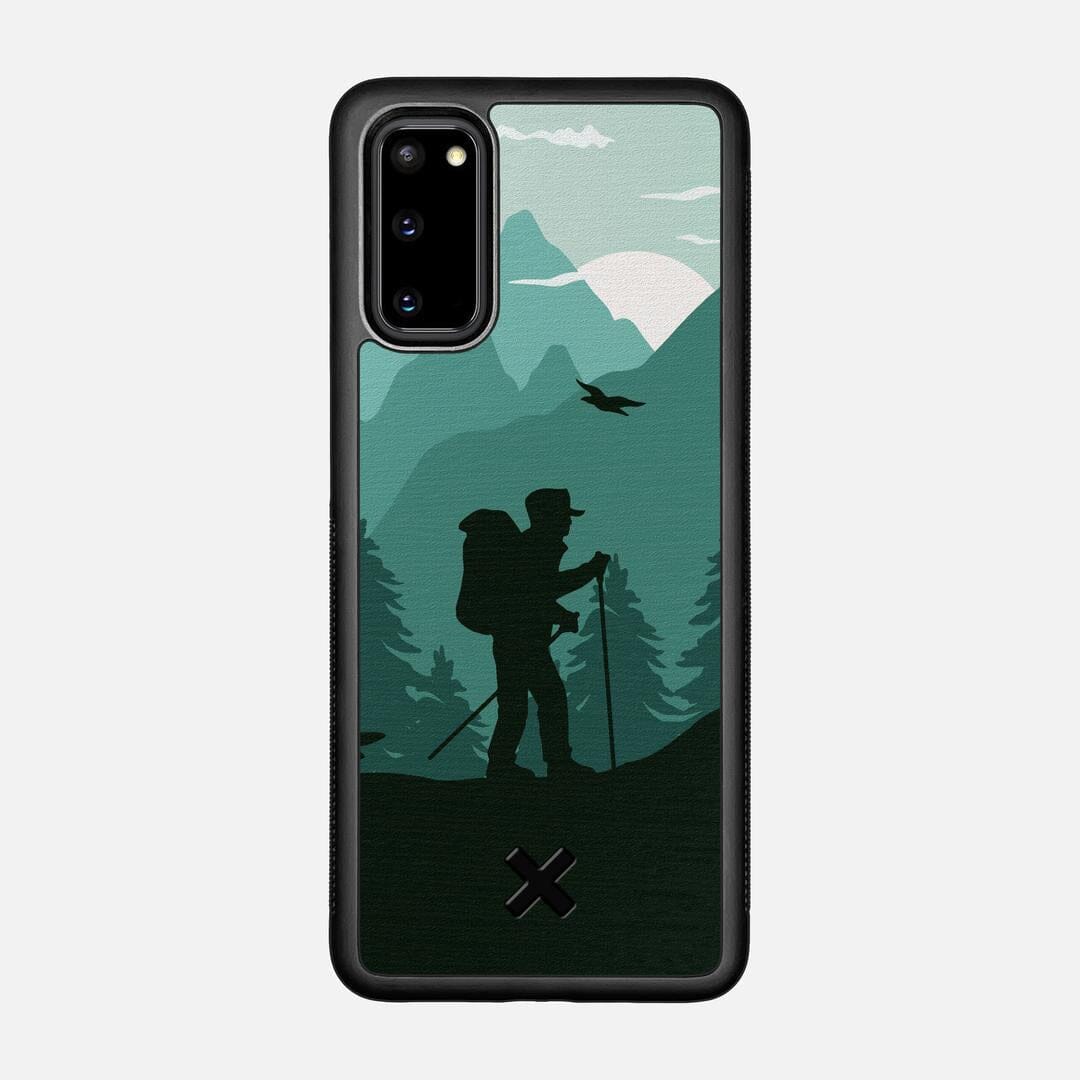 Hiker Case for the Samsung Galaxy S20 featuring a UV Printed Wenge Wood backer with the Keyway X Mark#Phone Model_Galaxy S20