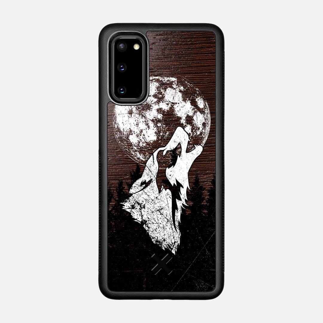 Howl Case for the Samsung Galaxy S20 featuring a UV Printed Wenge Wood backer with the Keyway X Mark#Phone Model_Galaxy S20